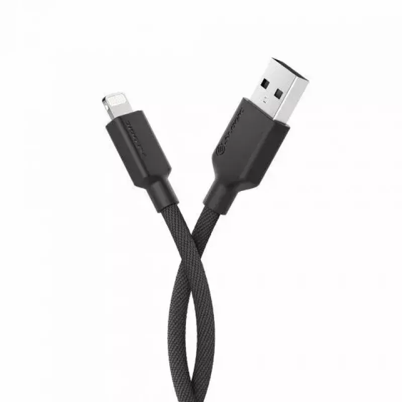 Mobiliojo telefono laidas ALOGIC ELPA8P02-BK juodas 2 m USB A Lightning