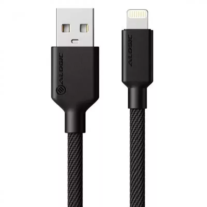 Mobiliojo telefono laidas ALOGIC ELPA8P02-BK juodas 2 m USB A Lightning