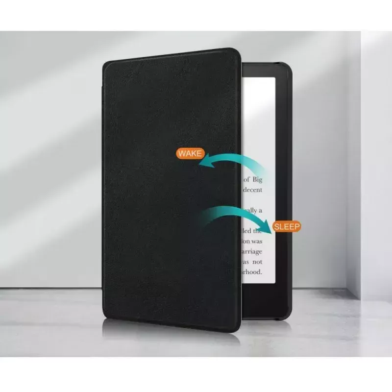 Apsauginis išmanusis dėklas Tech-Protect, skirtas „Kindle Paperwhite V 5 Signature Edition“ – juodas