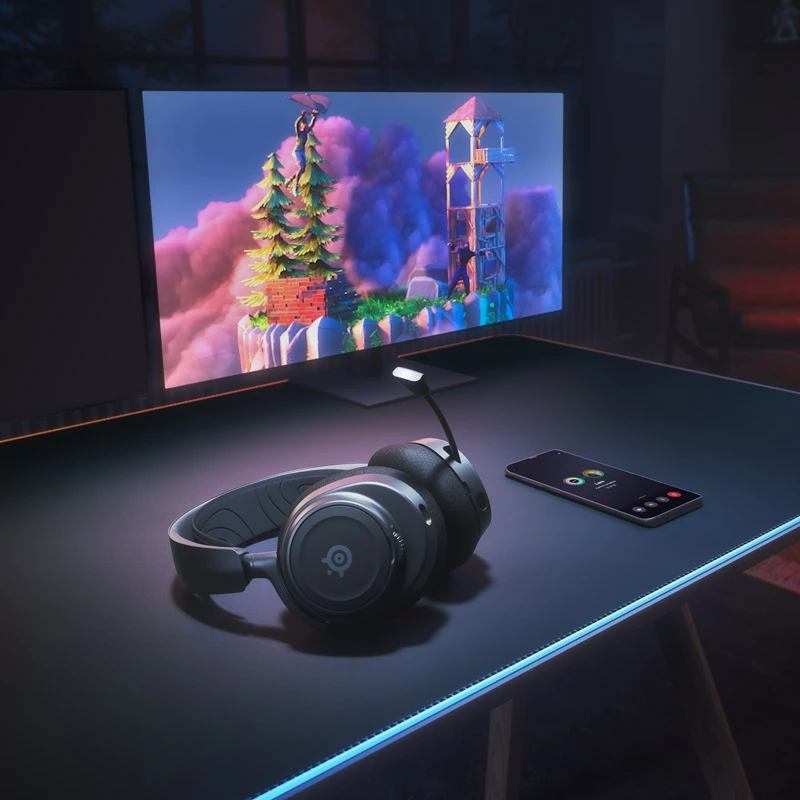 Steelseries Arctis Nova 7 ausinės Belaidės ant galvos Žaidimų USB Type-C Juoda