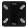 Adler Smart Bathroom Scale AD 8186b automatinis išsijungimas kūno riebalų analizė kūno masės indekso (KMI) matavimas kaulų masės analizė maksimali apkrova 180 kg atminties funkcija keliems naudotojams
