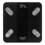 Adler Smart Bathroom Scale AD 8186b automatinis išsijungimas kūno riebalų analizė kūno masės indekso (KMI) matavimas kaulų masės analizė maksimali apkrova 180 kg atminties funkcija keliems naudotojams
