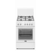 Simfer | Viryklė | 4403SERBB | Kaitlentės tipas Dujinė | Orkaitės tipas Elektrinė | Balta | Plotis 50 cm | Elektroninis uždegimas | Gylis 55 cm | 48 L