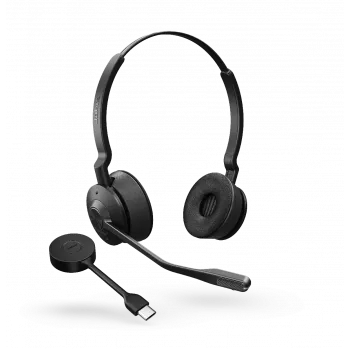 JABRA Engage 55 Stereo ausinės ant ausies DECT belaidės sertifikuotos „Microsoft Teams“