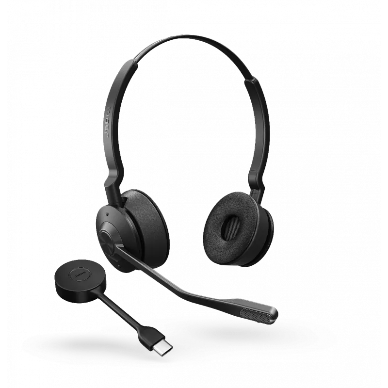 JABRA Engage 55 Stereo ausinės ant ausies DECT belaidės sertifikuotos „Microsoft Teams“