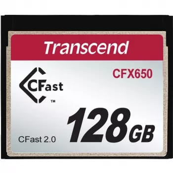 TRANSCEND CFX650 CFast 2.0 128 GB kortelė R510 MB/s MLC