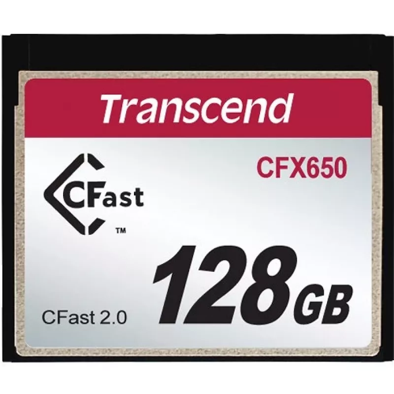TRANSCEND CFX650 CFast 2.0 128 GB kortelė R510 MB/s MLC