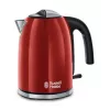 Russell Hobbs 20412-70 elektrinis virdulys 1,7 l, juodas, raudonas, nerūdijantis plienas