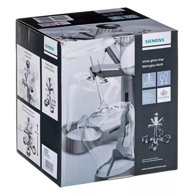 Siemens SZ73300 indaplovės dalis / priedas Pilkas Vyno taurių laikiklis
