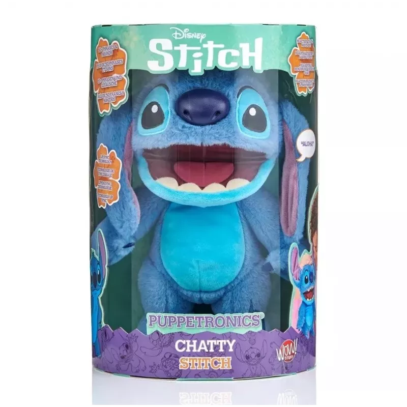 Interaktyvus talismanas Wow! Stuff Disney Real FX Chatty Stitch lėlė (DIS-1025-01)