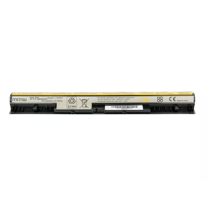 Baterija, skirta Lenovo IdeaPad G500s, G510s, Z710 2200 mAh (32 Wh) 14,4 - 14,8 V