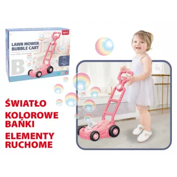 Muilo burbulų vejapjovė rožinė