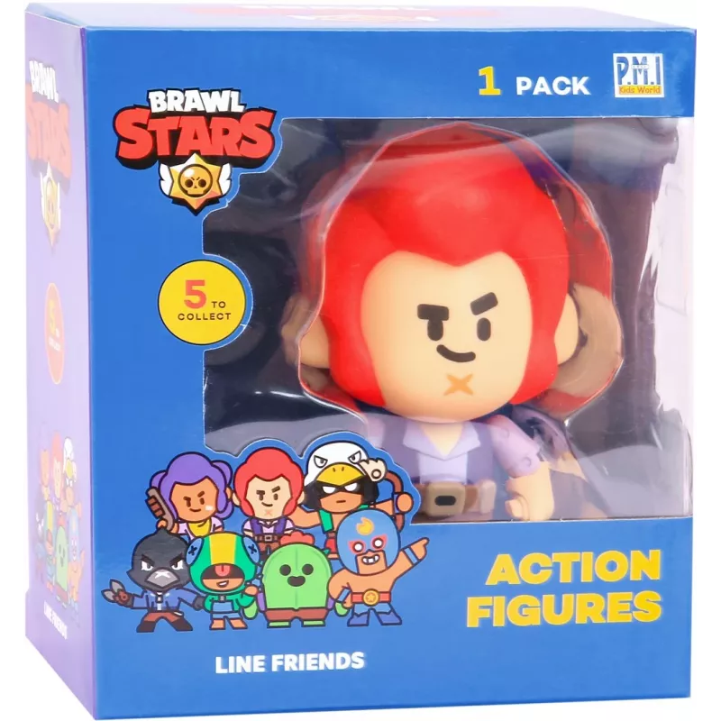 BRAWL STARS S1 VEIKSMŲ FIGŪRĖLĖS 11cm - COLT