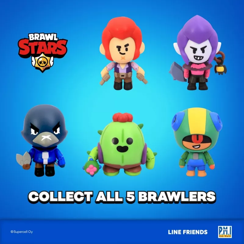 BRAWL STARS S1 VEIKSMŲ FIGŪRĖLĖS 11cm - COLT