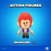 BRAWL STARS S1 VEIKSMŲ FIGŪRĖLĖS 11cm - COLT