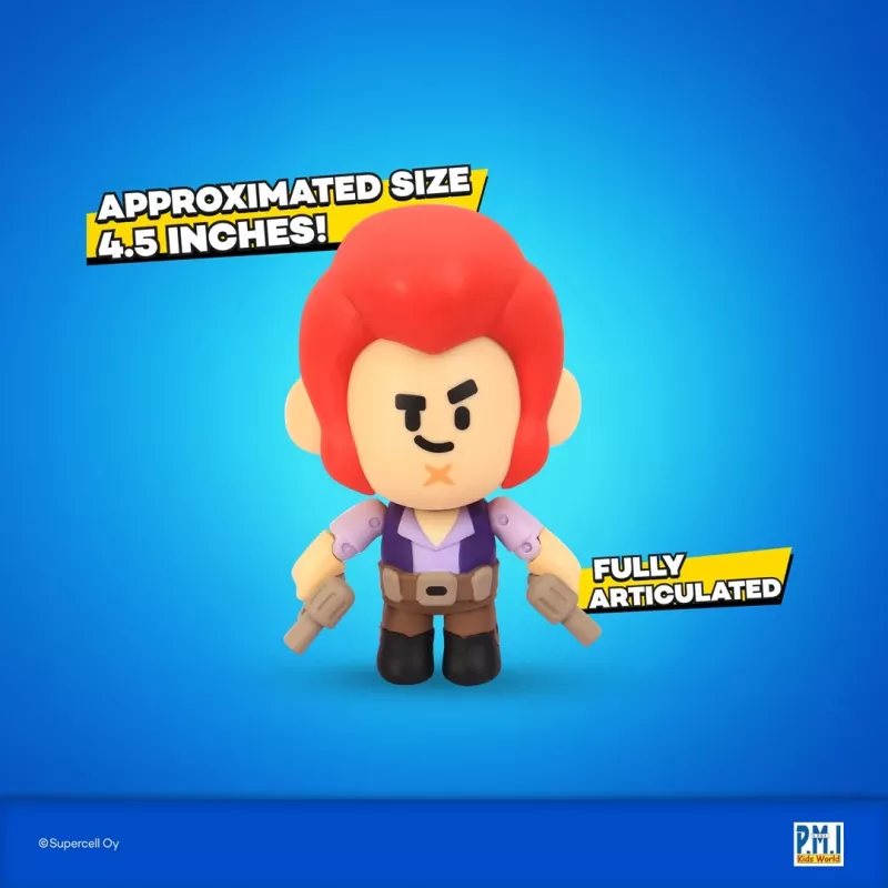 BRAWL STARS S1 VEIKSMŲ FIGŪRĖLĖS 11cm - COLT
