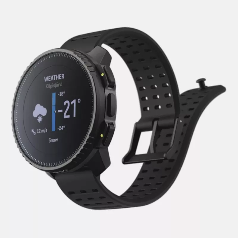 Suunto SS050862000 išmanusis laikrodis / sportinis laikrodis 3,56 cm (1,4 col.) Taškinė matrica 49 mm 280 x 280 taškų Jutiklinis ekranas Juoda GPS (palydovinis)