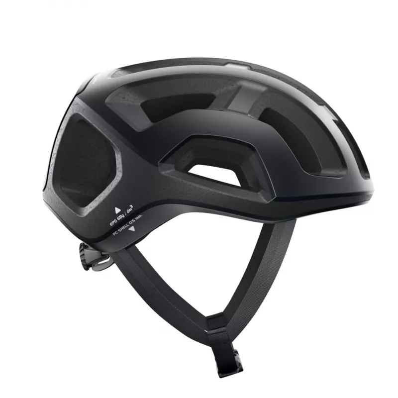 POC VENTRAL LITE reguliuojamas dviračio šalmas, dydis M 54-59 cm, juodas