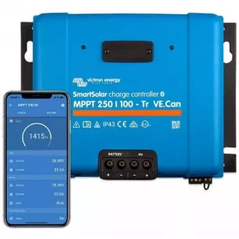 Victron Energy SmartSolar MPPT 150/100-MC4 VE.Can įkrovimo valdiklis (12/24/36/48V)