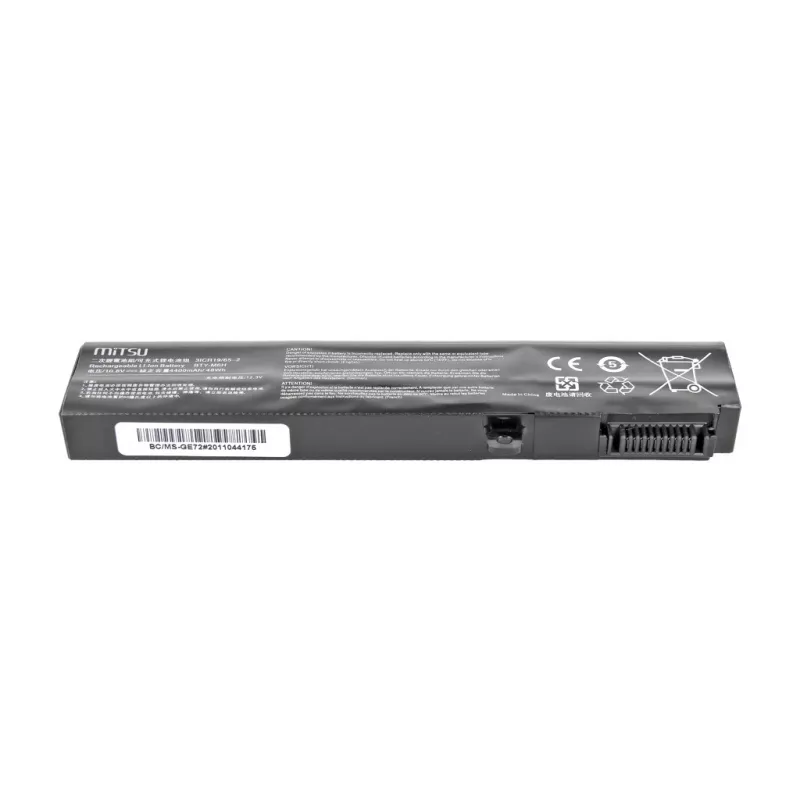 Mitsu, skirta MSI GE72/GL72, 4400 mAh (48 Wh), 10,8–11,1