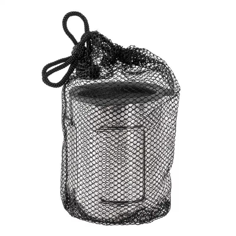Helikon termo puodelis su dangteliu 250 ml, sidabrinis, juodas