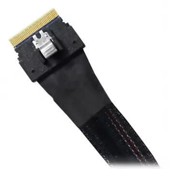 ICY DOCK - SlimSAS 8i SFF-8654 į 2x SlimSAS 4i SFF-8654 kabelis - 0,5M