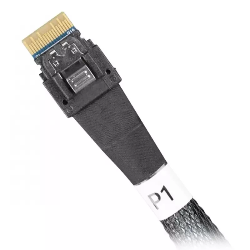 ICY DOCK - SlimSAS 8i SFF-8654 į 2x SlimSAS 4i SFF-8654 kabelis - 0,5M
