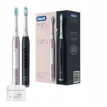 Oral-B Pulsonic SlimLuxe 4900 elektrinis dantų šepetėlis, dviejų rinkinys
