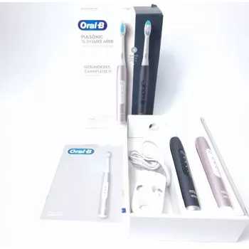 Oral-B Pulsonic SlimLuxe 4900 elektrinis dantų šepetėlis, dviejų rinkinys