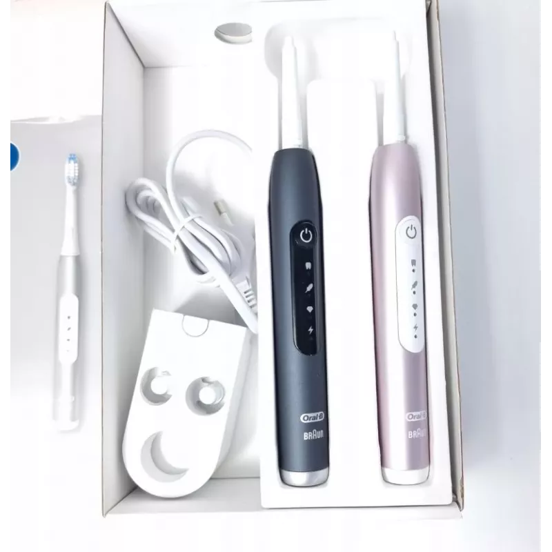 Oral-B Pulsonic SlimLuxe 4900 elektrinis dantų šepetėlis, dviejų rinkinys