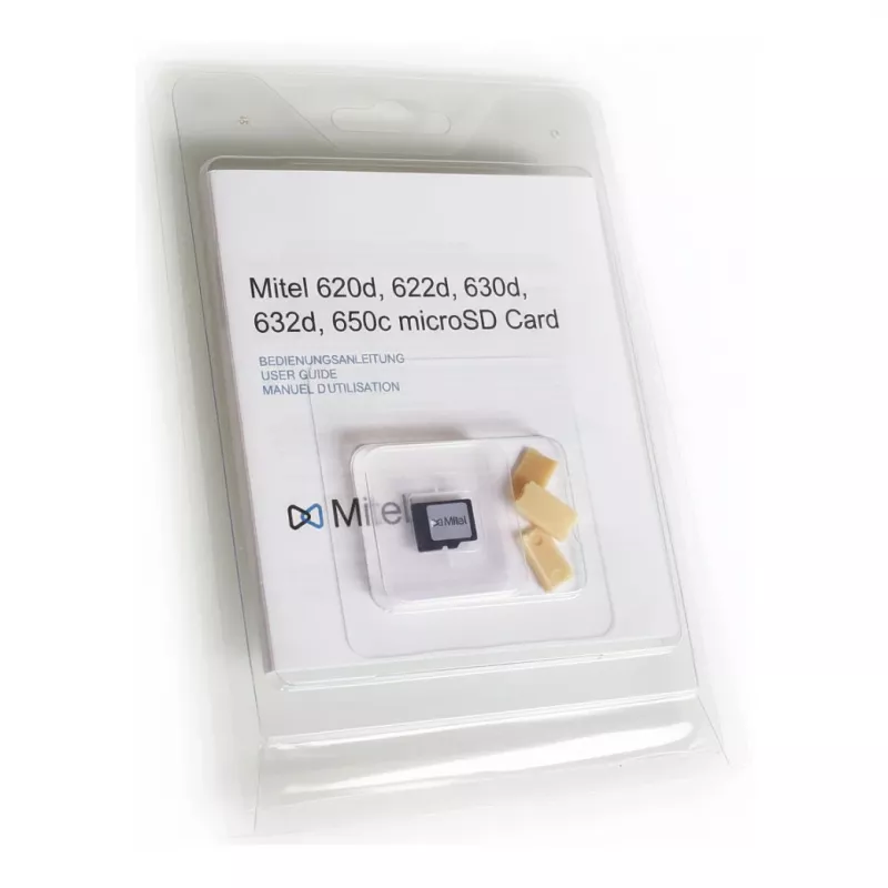 DeTeWe Mitel - Flash Memory Card - 2 GB - microSD - for Mitel 620d, 630d (87-00003AAA-A)