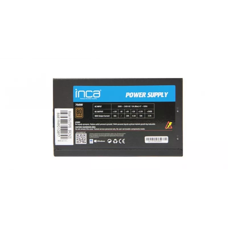 Cian Technology GmbH Cian INCA 80+ BRONZE MAITINIMO BLOKAS 80 PLUS 750W