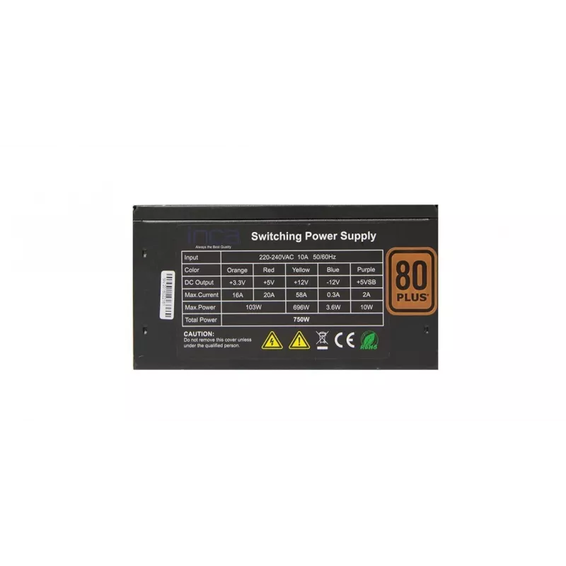 Cian Technology GmbH Cian INCA 80+ GOLD MAITINIMO BLOKAS 80 PLUS 750W