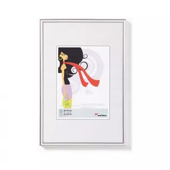 Walther Design New Lifestyle 13 x 18 - plastikinis - sidabrinis - 9 x 13 cm - 130 mm - 180 mm
