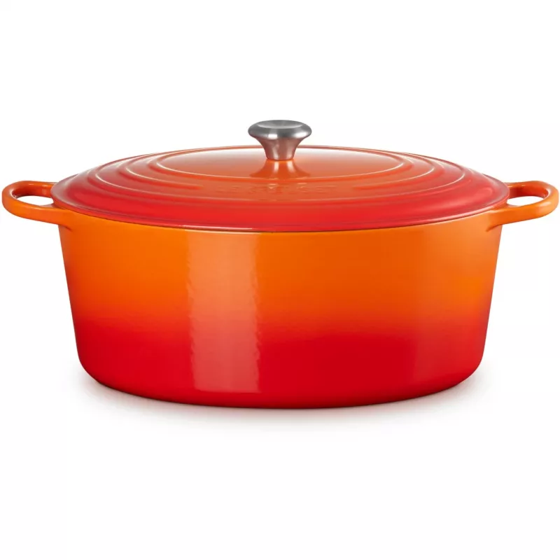 Le Creuset Signature Roaster ovalus 40cm orkaitėje raudonas (21178400902430)