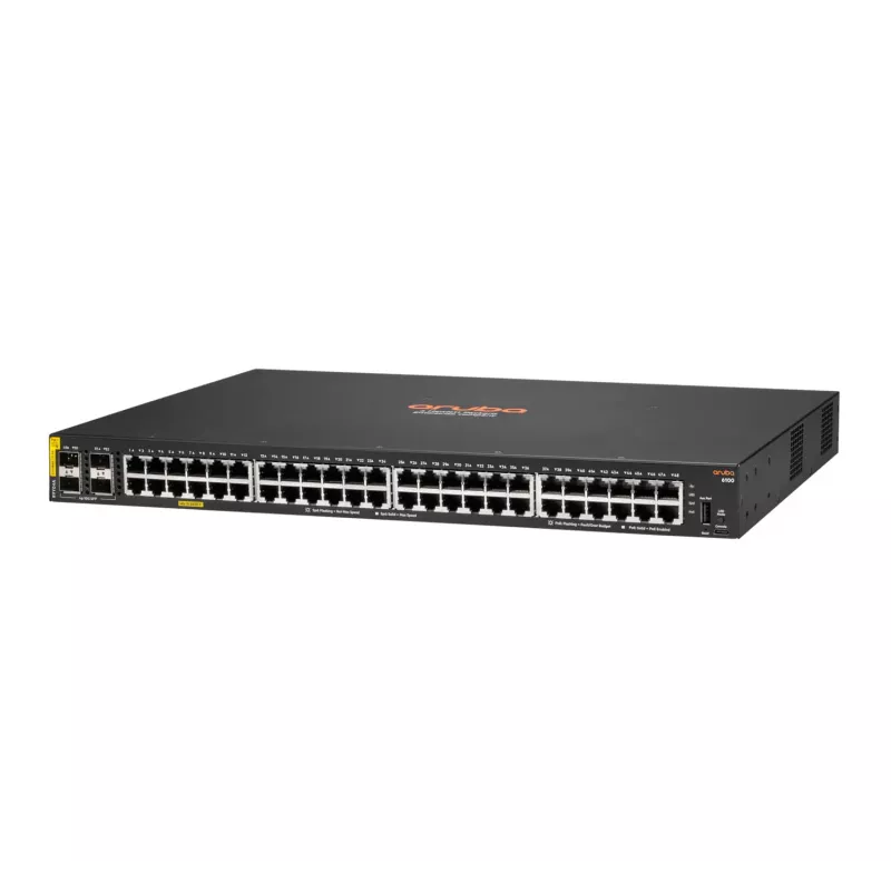 HPE Aruba Networking CX 6100 48G Class4 PoE 4SFP+ 740W Switch - jungiklis - L3 - valdomas - 48 x 10/100/1000 (PoE+)