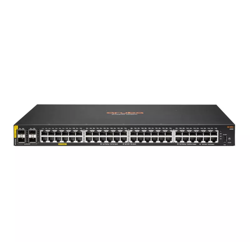 HPE Aruba Networking CX 6100 48G Class4 PoE 4SFP+ 740W Switch - jungiklis - L3 - valdomas - 48 x 10/100/1000 (PoE+)