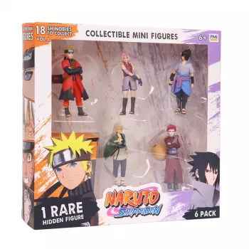 Naruto Shippuden figūrėlės - 6 vnt. Deluxe Edition VER. C