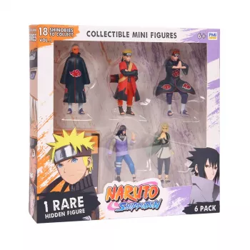 Naruto Shippuden figūrėlės – 6 vnt. rinkinys, prabangus leidimas VER. D