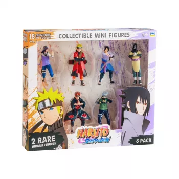 Naruto Shippuden Figūrėlės - 8 Vnt. Prabangus Rinkinys VER. B