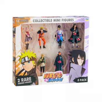Naruto Shippuden figūrėlės - 8 vnt. pakuotėje, Deluxe Edition VER. C