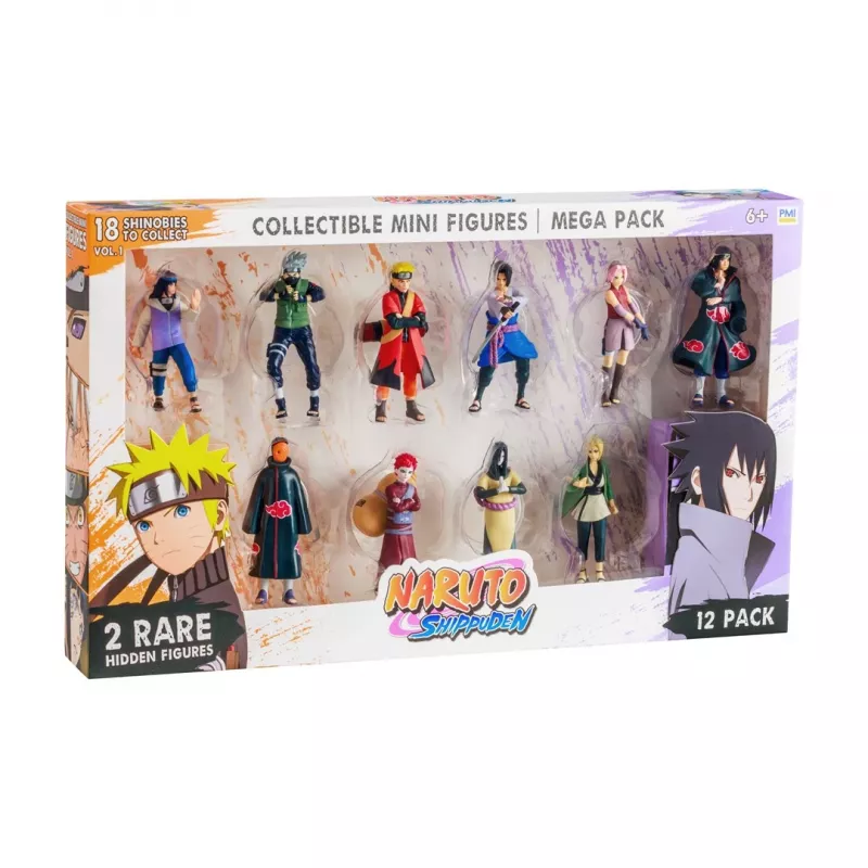 Naruto Shippuden figūrėlės -12 pakuotė Deluxe Edition VER. B