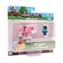 Minecraft S2 3D WIND-UP žaislas - kūdikis zombis ir kiaulė