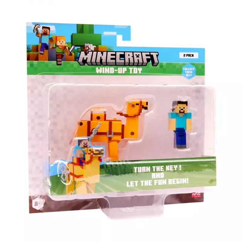 “Minecraft” S2 3D užvedamas žaislas – Styvas ir kupranugaris