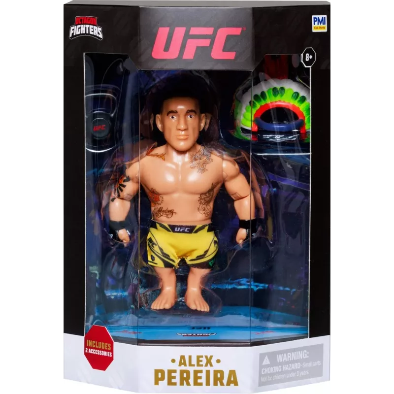 Ufc Octagon Fighters S1 veiksmo figūrėlė 11 CM - Alex Pereira