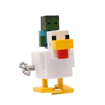 Minecraft S2 3D WIND-UP žaislas – Višta ir raitelis