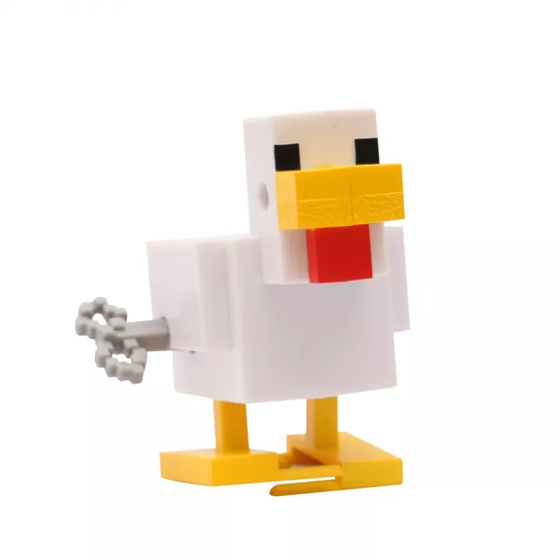 Minecraft S2 3D WIND-UP žaislas – Višta ir raitelis