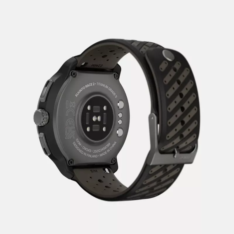 Suunto Race 2 Titanium Juoda sportinis laikrodis