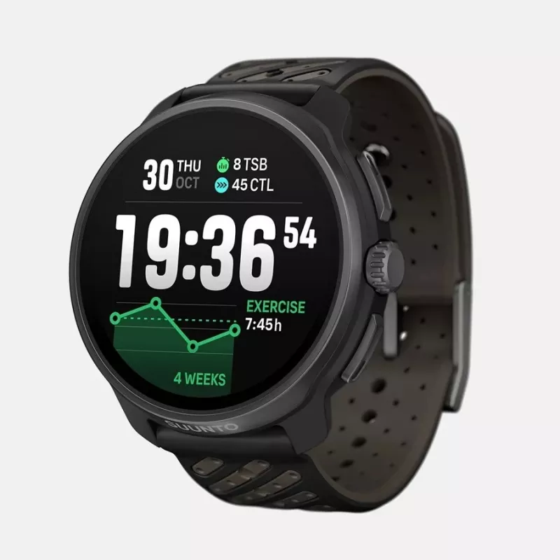 Suunto Race 2 Titanium Juoda sportinis laikrodis