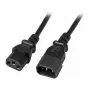 EFB-Elektronik IEC maitinimo ilginimo laidas C14 180° - C13 180°, juodas, 0,5 m, 3 x 0,75 mm² Gamintojas: EFB Elektronik (EK503.0,5)